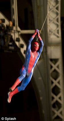 Spider Man Flies As Mid Air Scenes Shot For New Film In NYC Daily