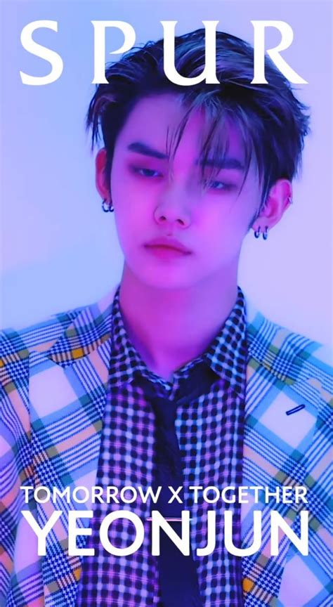 Txt Yeonjun For Spur Magazine September Issue Icon