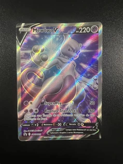 Carte Pok Mon Mewtwo V Fa Swsh Promo Eb Pok Mon Go Fr Neuf Eur