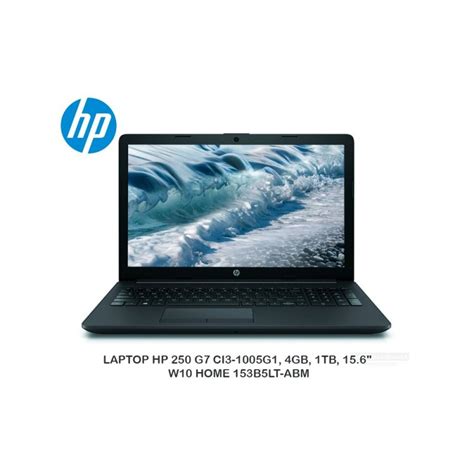 Laptop Hp 250 G7 Ci3 1005g1 4gb 1tb 156 W10 Home 153b5lt Abm