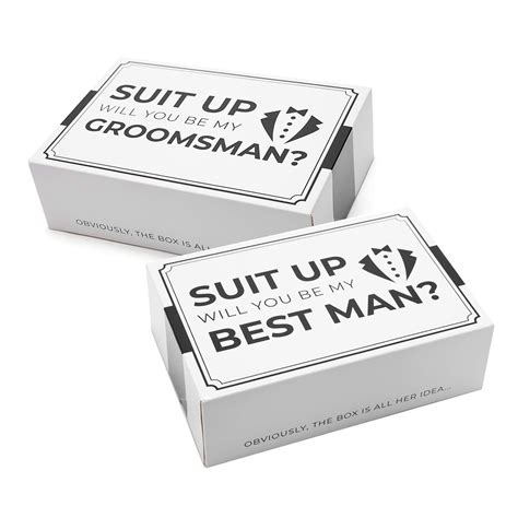 Pop Fizz Designs Groomsmen Box 10 Pack Groomsman T I Groomsmen Proposal Box Groomsmen