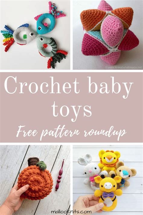 Crochet Baby Toys Free Pattern Roundup Mallooknits Crochet Baby