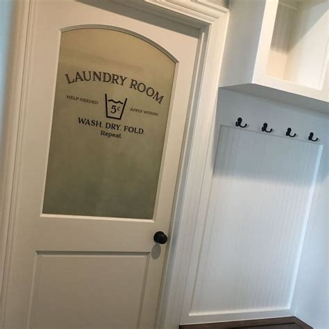 Laundry Room Help Needed Apply Within Wash Dry Fold Repeat Wall Decal