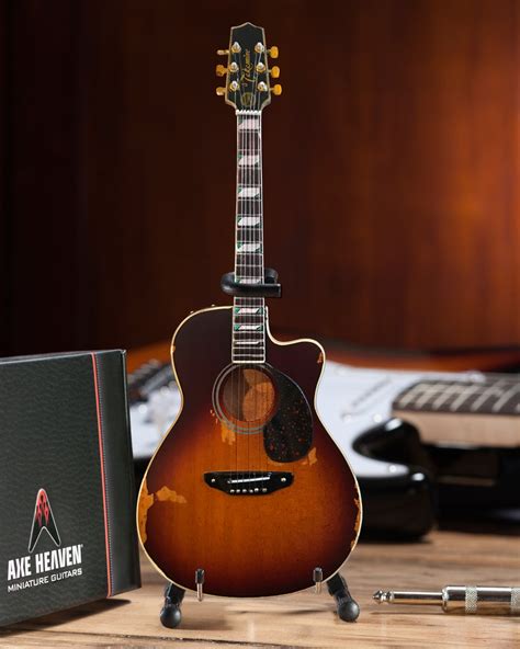 Toby Keith Signature Sunburst Acoustic Mini Guitar Model – AXE HEAVEN® STORE - Mini Guitar ...