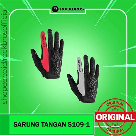 Jual SARUNG TANGAN SEPEDA ROCKBROS S109 1 BIKE GLOVE FULL FINGER