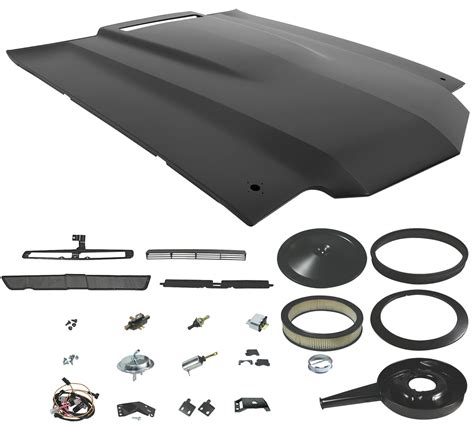 Restoparts Hood Kit Cowl Induction 1970 72 Chevelleel Camino