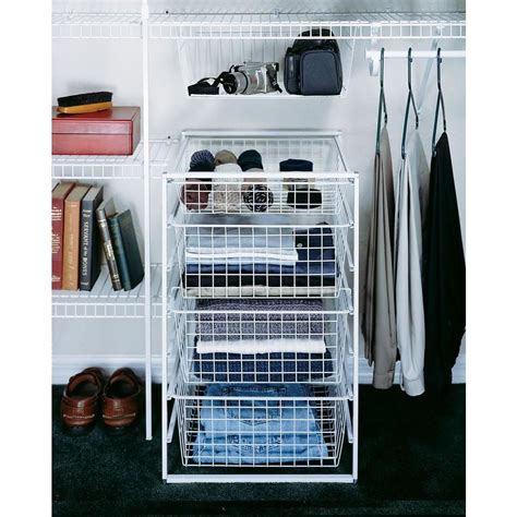 Closetmaid In X In Drawer Kit With Wire Basket The