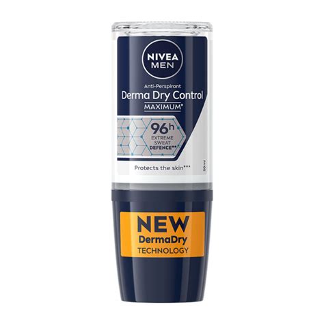 Nivea Men Derma Control Antiperspirant Roll On 50ml Apothecary Rs