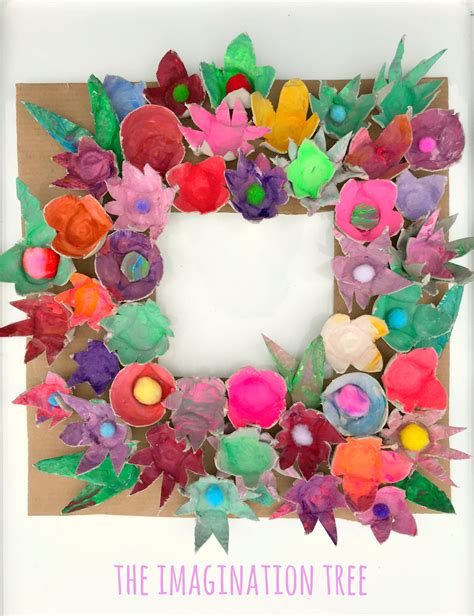 Egg Carton Flowers The Imagination Tree Artofit