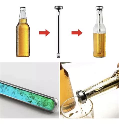 Kit Bast O A O Inox Gelador Para Garrafas De Cerveja Mercadolivre