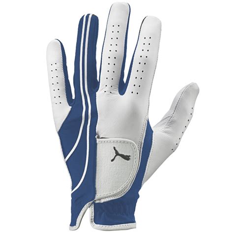 Puma Form Stripe Performance Golf Glove Blue At