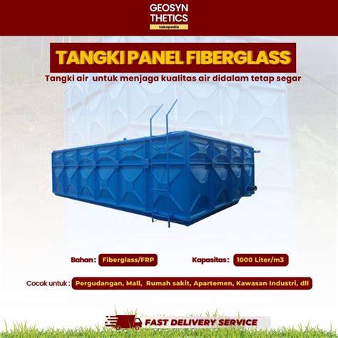 Jual Tangki Panel Fiberglass Toren Air Ground Tank Frp Roof Tank Tandon