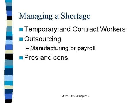 Chapter 5 Planning For And Recruiting Human Resources