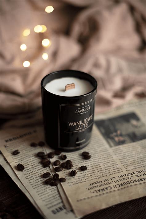 Wieca Sojowa Waniliowe Latte Candles Marbles Naturalne Wiece