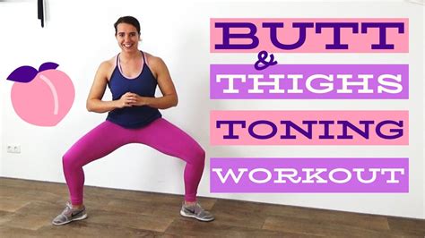 30 Minute Butt Lifting And Thigh Toning Workout At Home Butt And Thigh