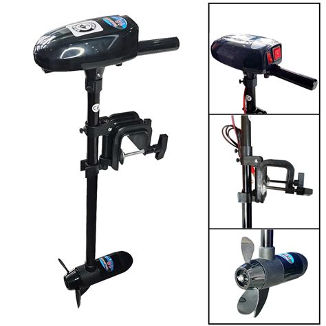 Outboard Trolling Motor Para H Lice De Caiaque Infl Vel Motores El