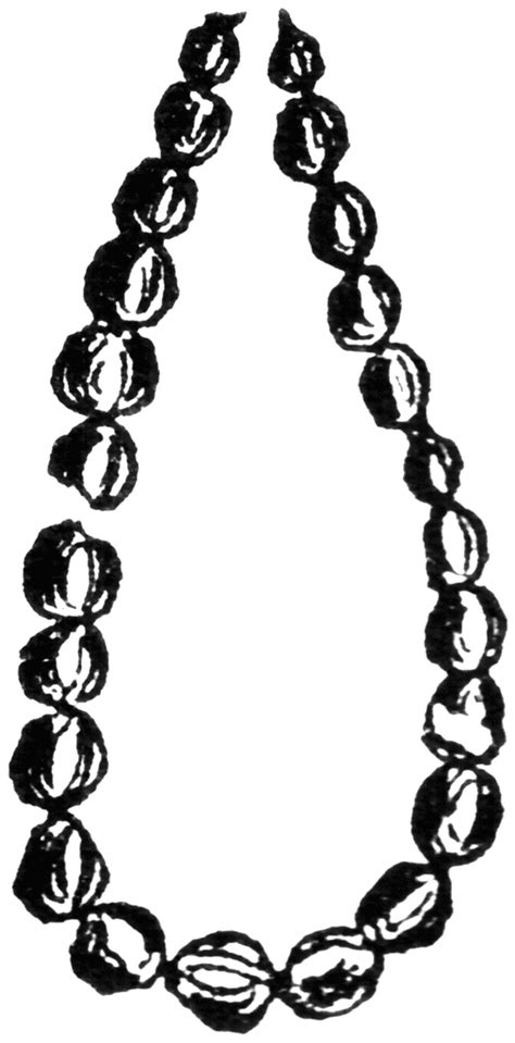 Bead Necklace Clipart