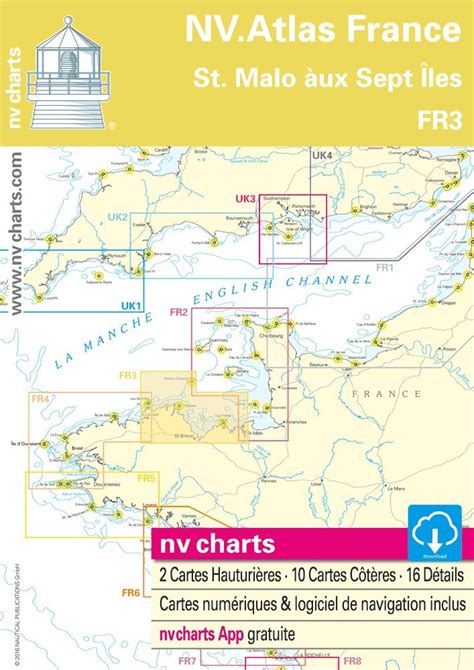 Atlas De Cartes Marine Fr Manche De Saint Malo Aux Sept Les