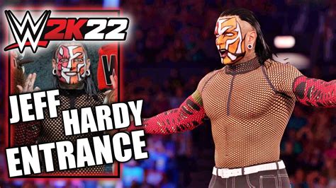 WWE 2K22 Jeff Hardy Entrance Cinematic YouTube