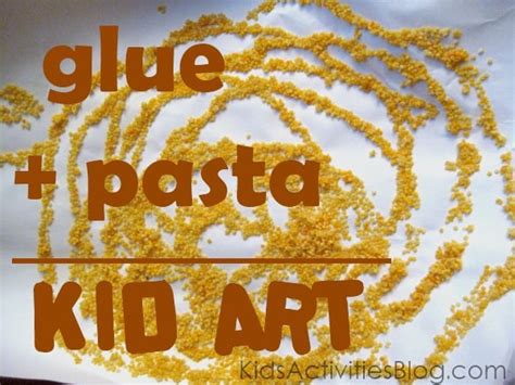 Macaroni Art: Glue + Pasta = Fun for Kids!