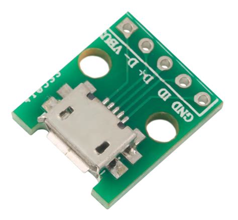 Adaptador Micro USB A Dip De 5 Pines Opencircuit