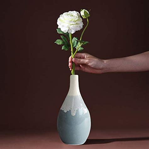 Anguipie Ceramic Vase Set Of 3 Small Vases For Home Decor Unique Modern Flower Vases