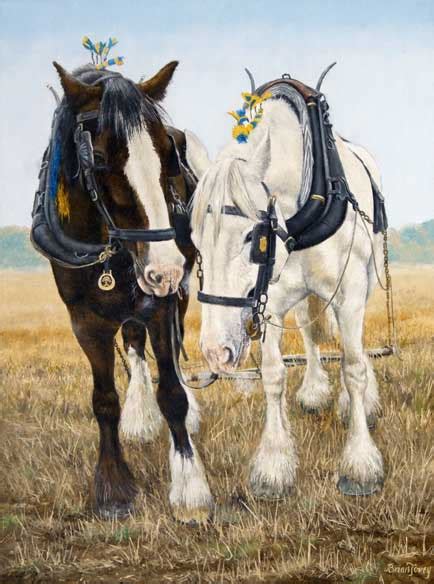 Shire Horse Painting At Explore Collection Of