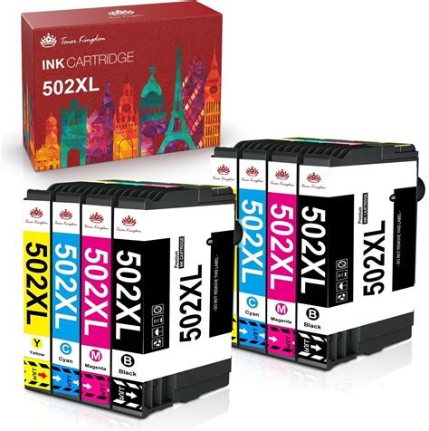 Tusz TONER KINGDOM 8X DO KARTRIDŻY EPSON 502 XL XP 5100 WF 2800 do