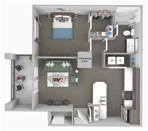 Floor Plans The Fairways at Corbin Park apartments in Overland Park KS