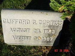 Clifford Gilbert Curtiss 1883 1907 Homenaje De Find A Grave