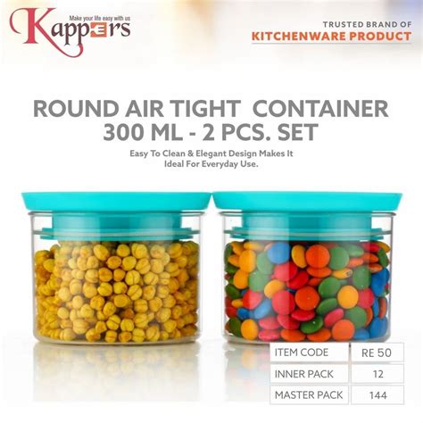 Capacity 500 Ml Plastic Airtight Container At Rs 25piece In Rajkot