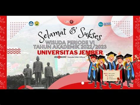 Wisuda Periode VI Tahun Akademik 2022 2023 YouTube