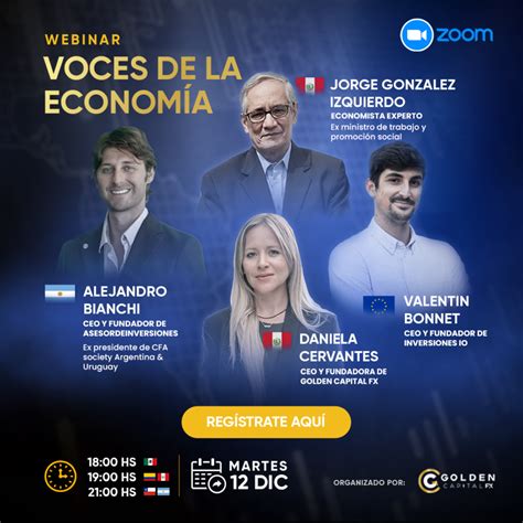 Jorge Gonzalez Izquierdo nos habla de Economía Webinar Golden