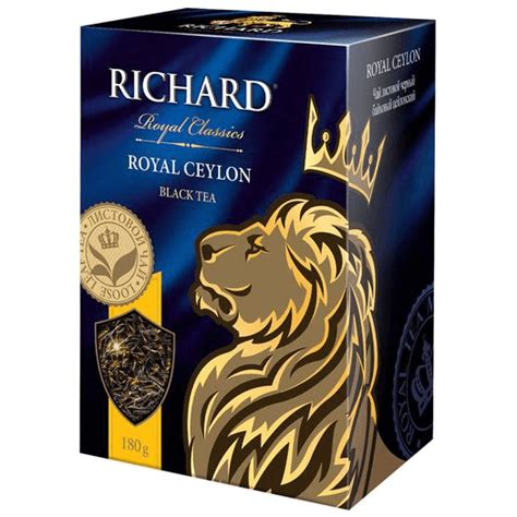 Чай Richard Royal Ceylon 180г черный листовой Цейлон - купить в Москве ...