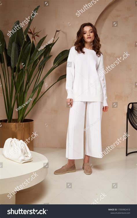 Beautiful Sexy Brunette Woman Face Cosmetic Stock Photo Shutterstock