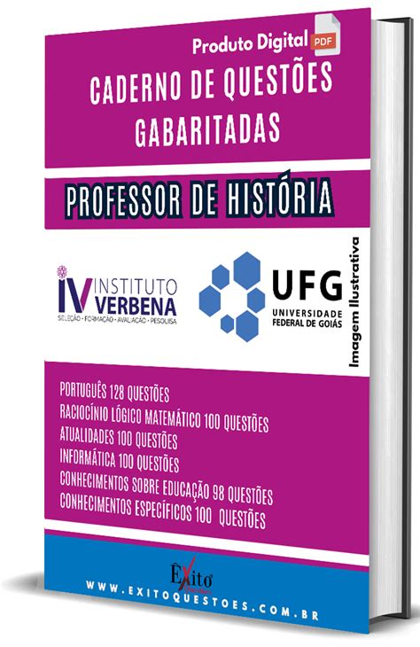 CADERNO DE QUESTÕES GABARITADAS PROFESSOR DE HISTÓRIA INSTITUTO