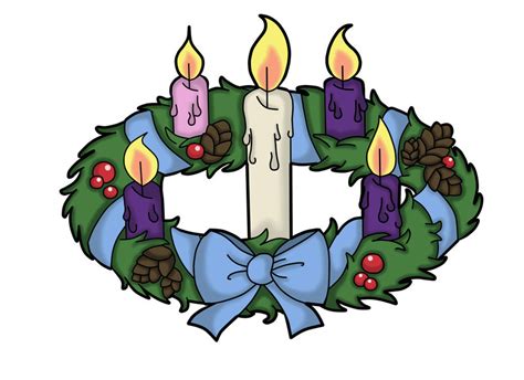 Advent Wreath Clip Art Clipart Best