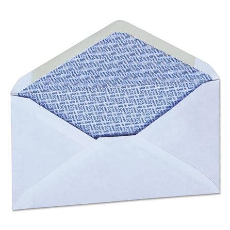 Universal Business Envelope Monarch Flap Gummed Closure