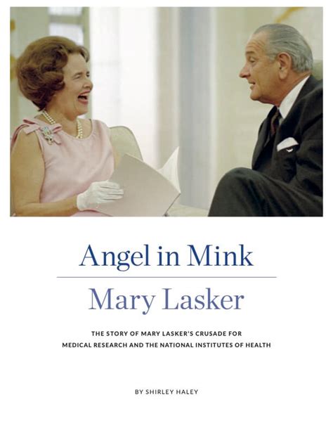 Angel In Mink The Story Of Mary Laskers Crusade For Medical Research