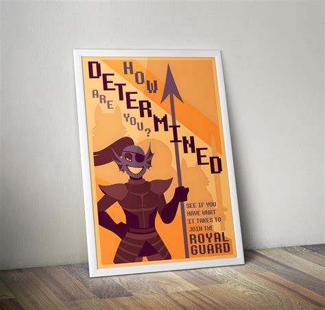 Royal Guard Poster Undertale Poster Gaming Posters - Etsy