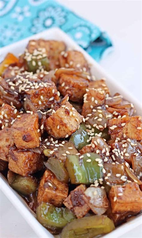 Spicy Fried Tofu Recipe Air Fryer Tofu Stir Fry My Cooking Journey