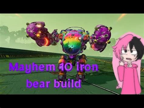 Borderlands Iron Bear Moze Build Mayhem Youtube