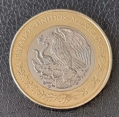 Moneda 20 Pesos Bimetal 100 Años Del Ejercito Mexicano 2013 540 en