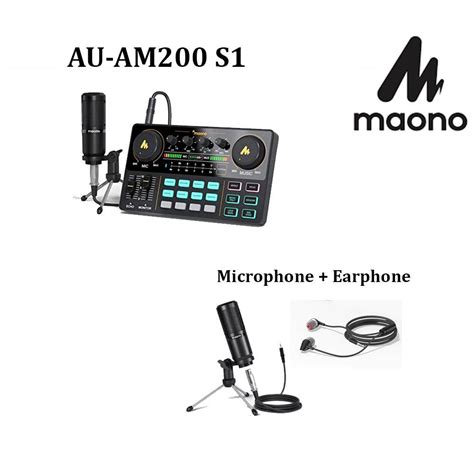 Maono MAONOCASTER Lite AU AM200 Portable All In One Podcast Production