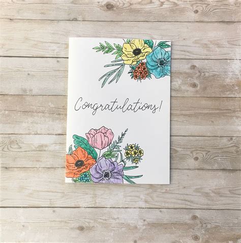 Free Printable Congratulations Card | Paper Trail Design