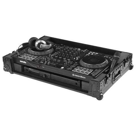 Odyssey Black Label DDJ FLX10 1U Flight Case With Glide Style Laptop