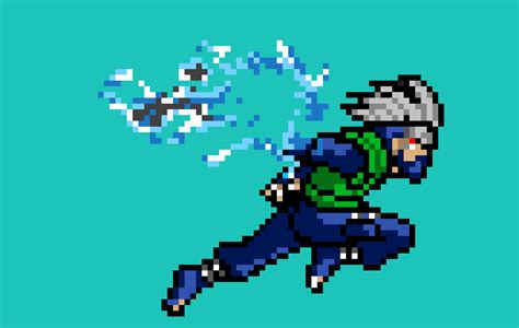 Kakashi Hatake Naruto Shippuden Pixel Art Minecraft Images