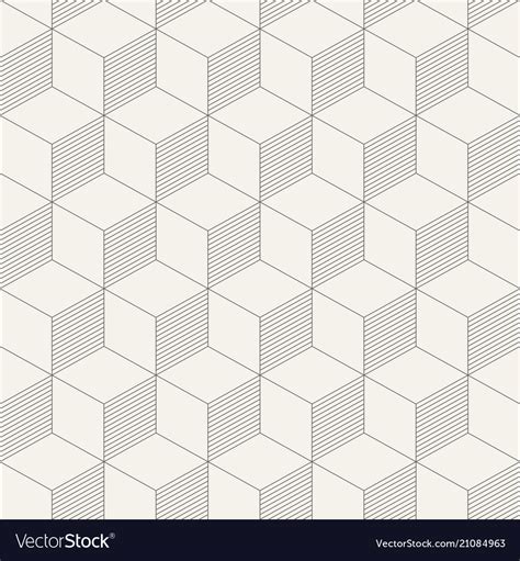 Abstract D Seamless Cube Pattern Royalty Free Vector Image