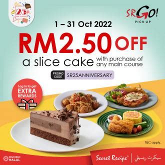 Secret Recipe SR Go RM2 50 OFF Slice Cake Promotion 1 Oct 2022 31