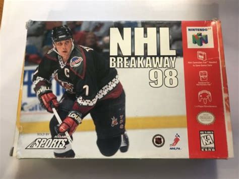 Nhl Breakaway 98 Nintendo 64 1998 With Box And Instructions